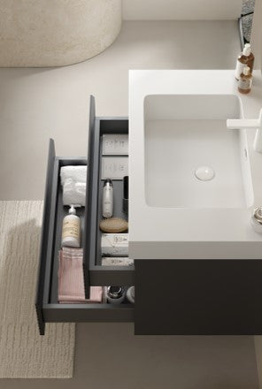 VENO-Gray Bathroom Vanity with Undermount Sink