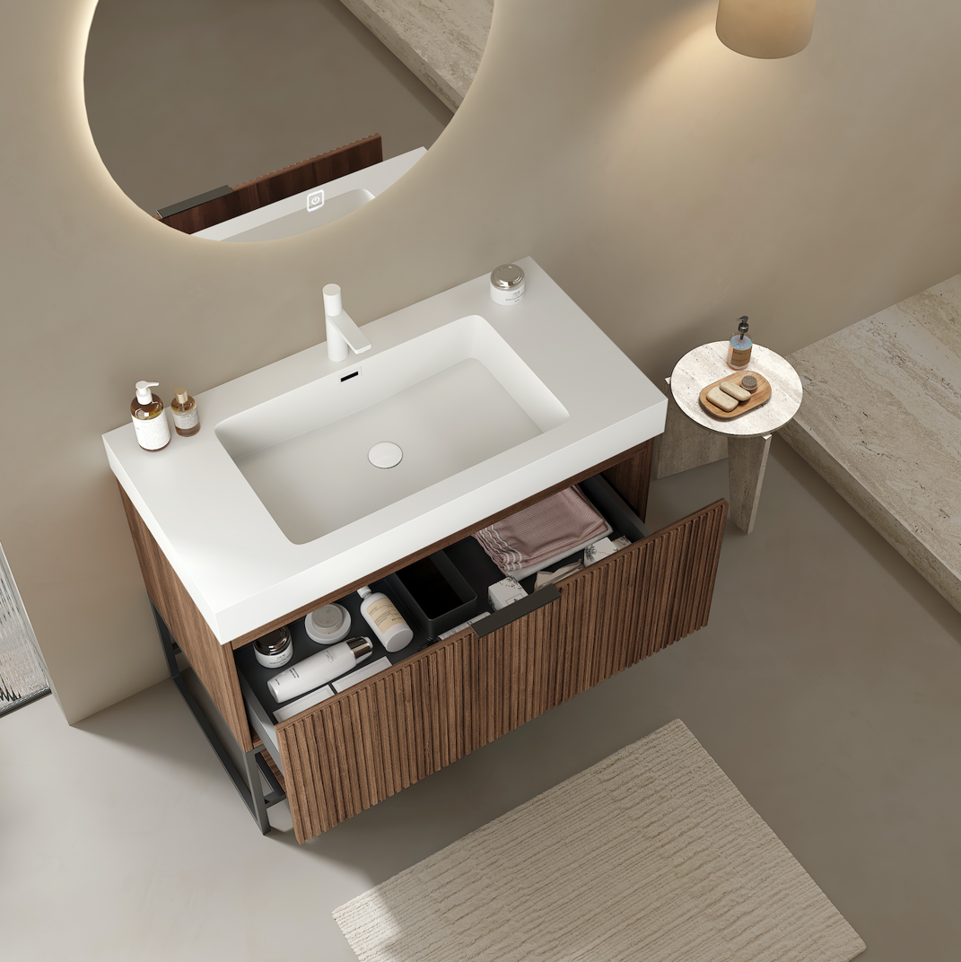 YOLAN Bathroom Vanity with Sink