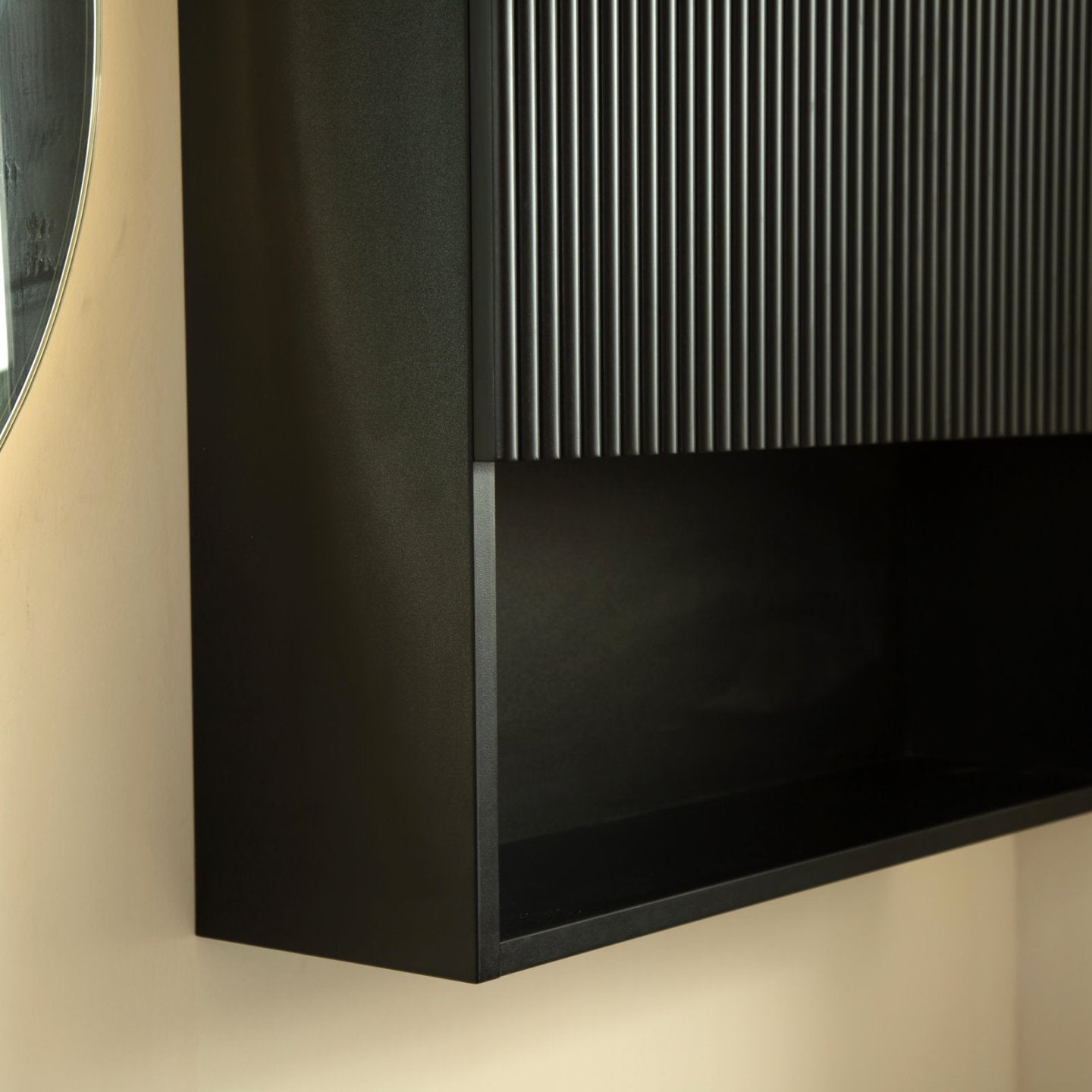 Tobi 26" Wall-mounted Striped Bathroom Cabinet