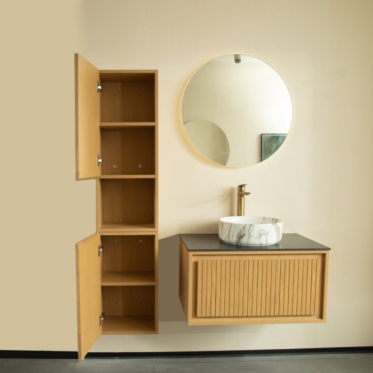 Mitch 14" Tall Bathroom Wall Mounted Cabinet