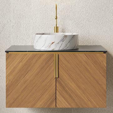 ARAI-Maple bathroom vanity with sink