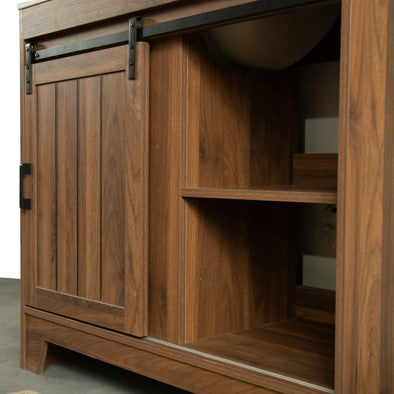 RIKA 36''freedtanding farmhouse style bathroom storage cabinet
