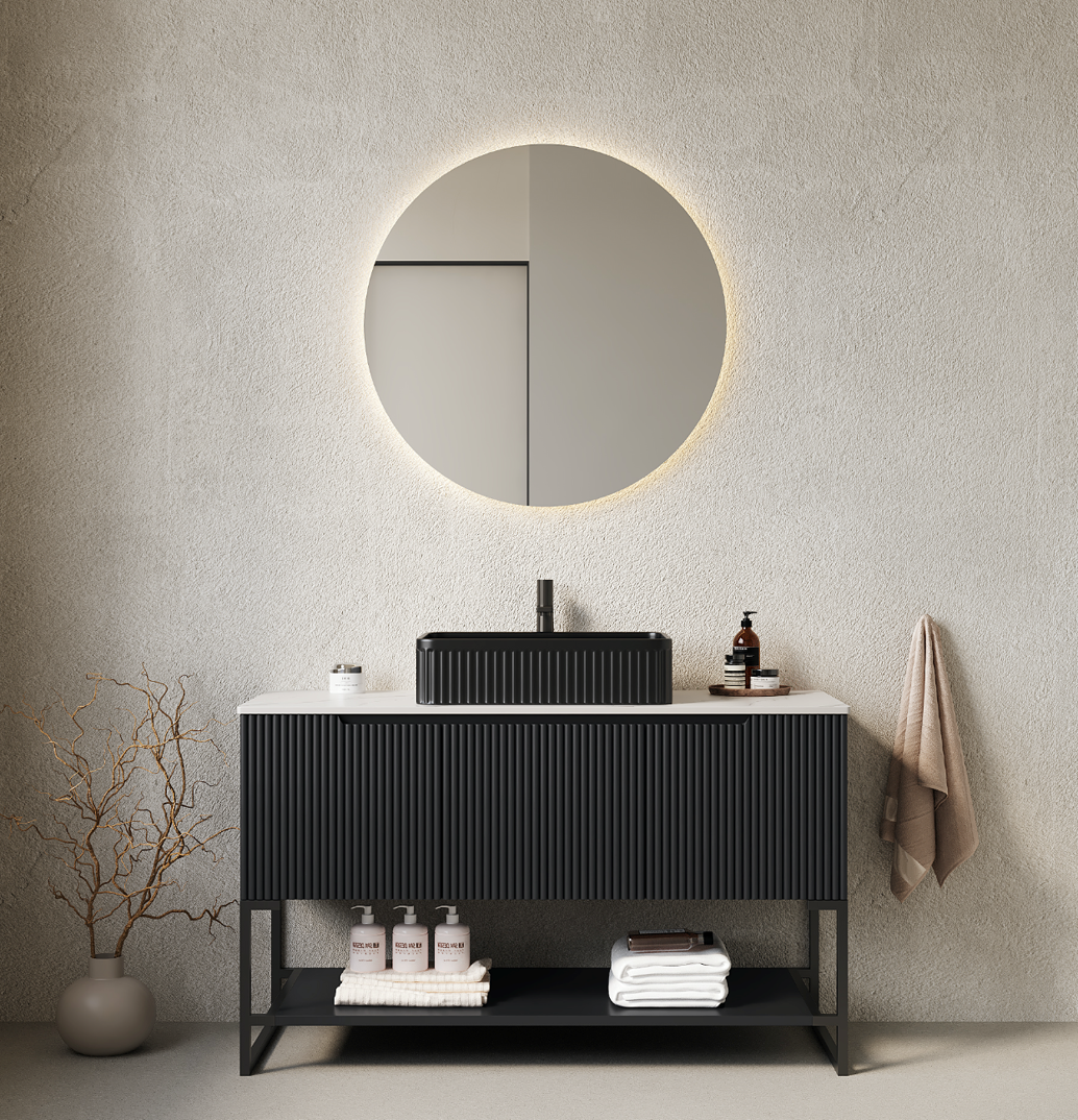 Tulio 48''striped bathroom vanity