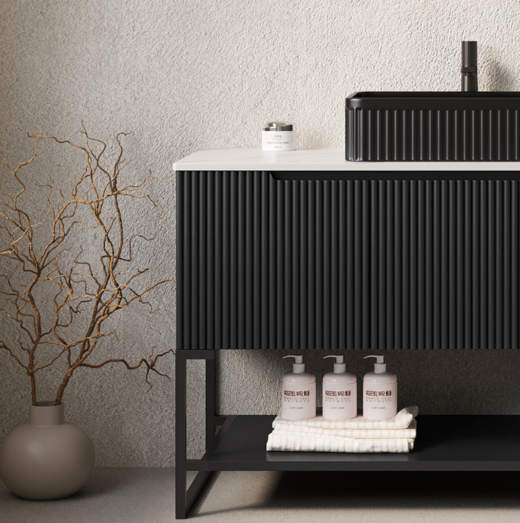 Tulio 48''striped bathroom vanity