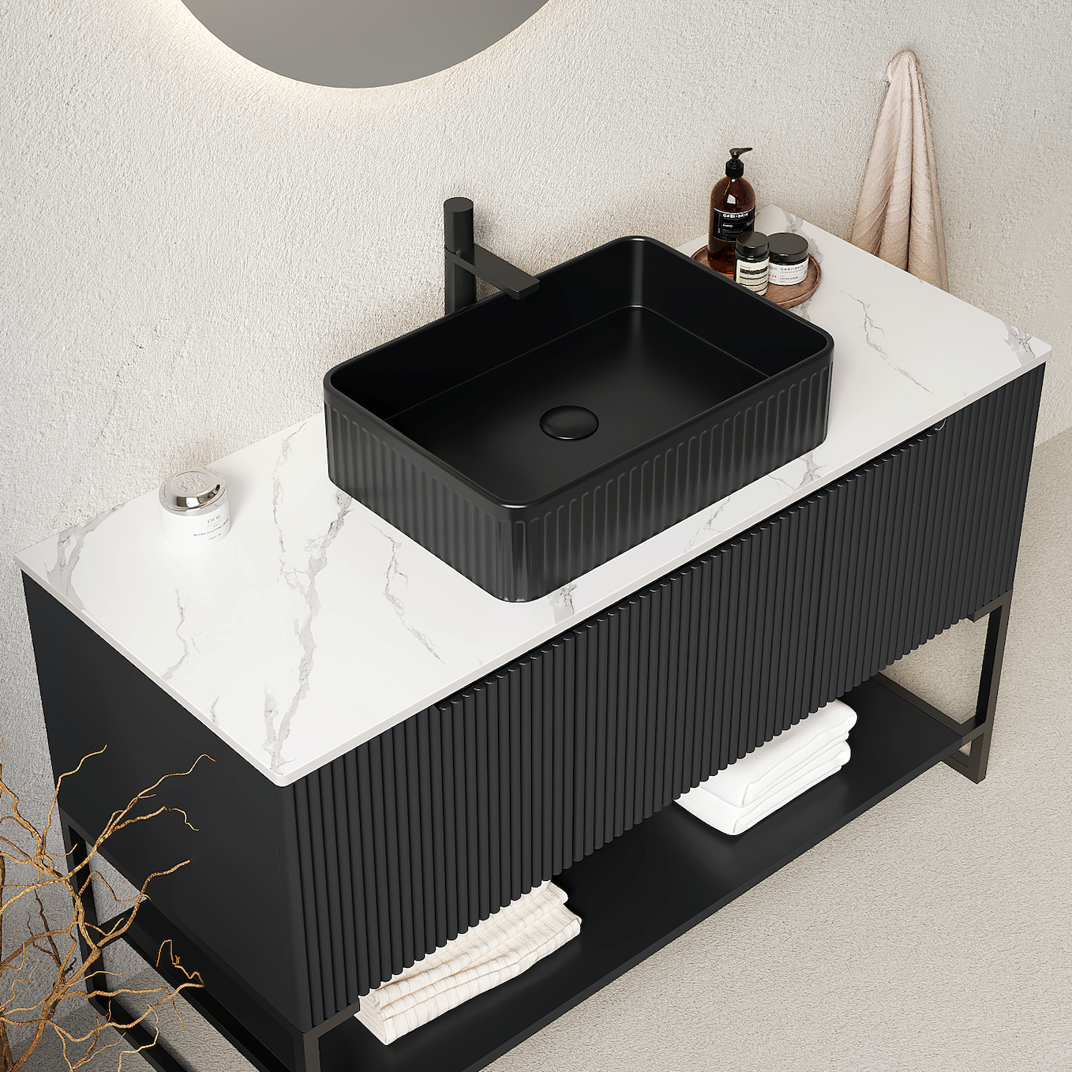 Tulio 48''striped bathroom vanity
