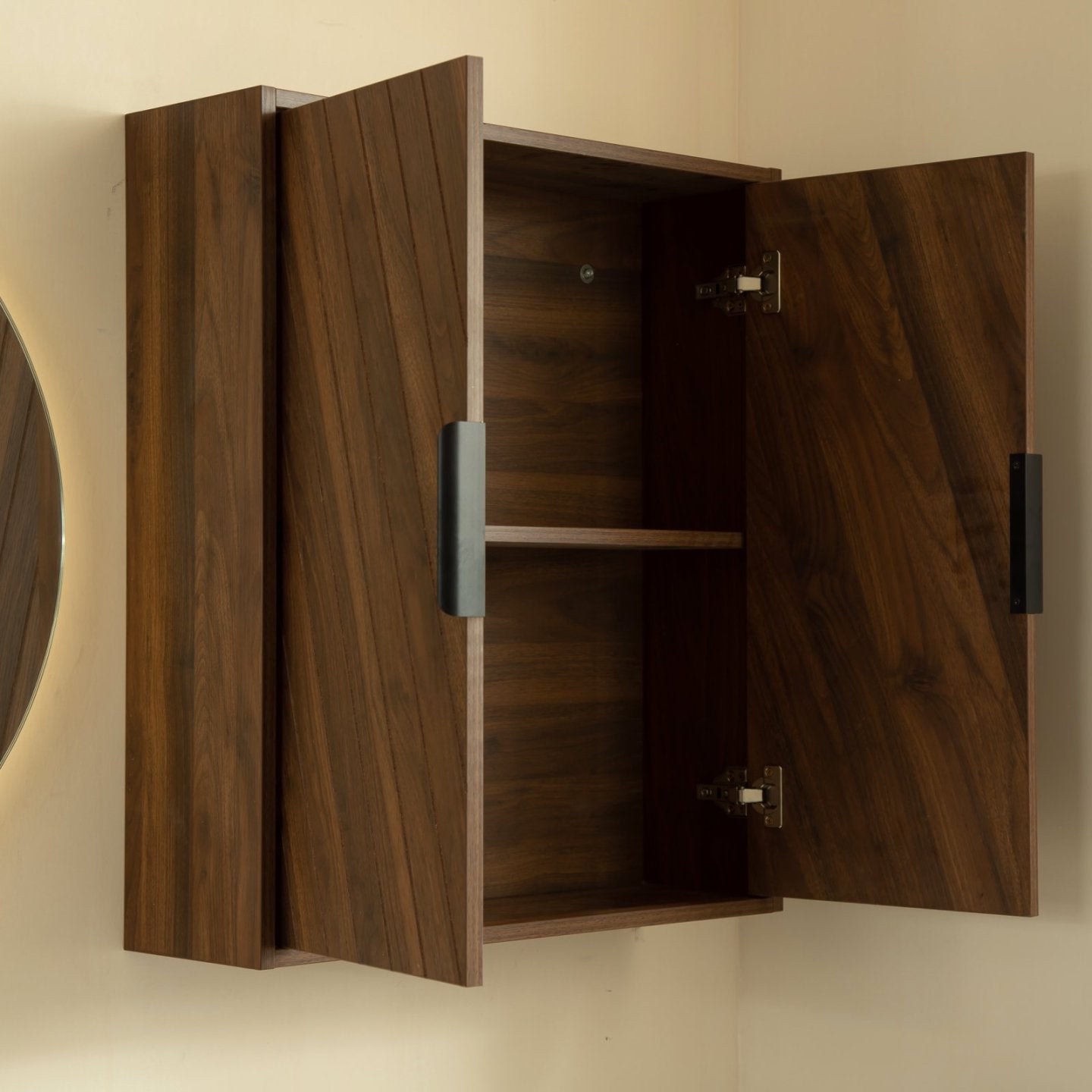 Dani 26" Wall-mounted Striped Bathroom Cabinet