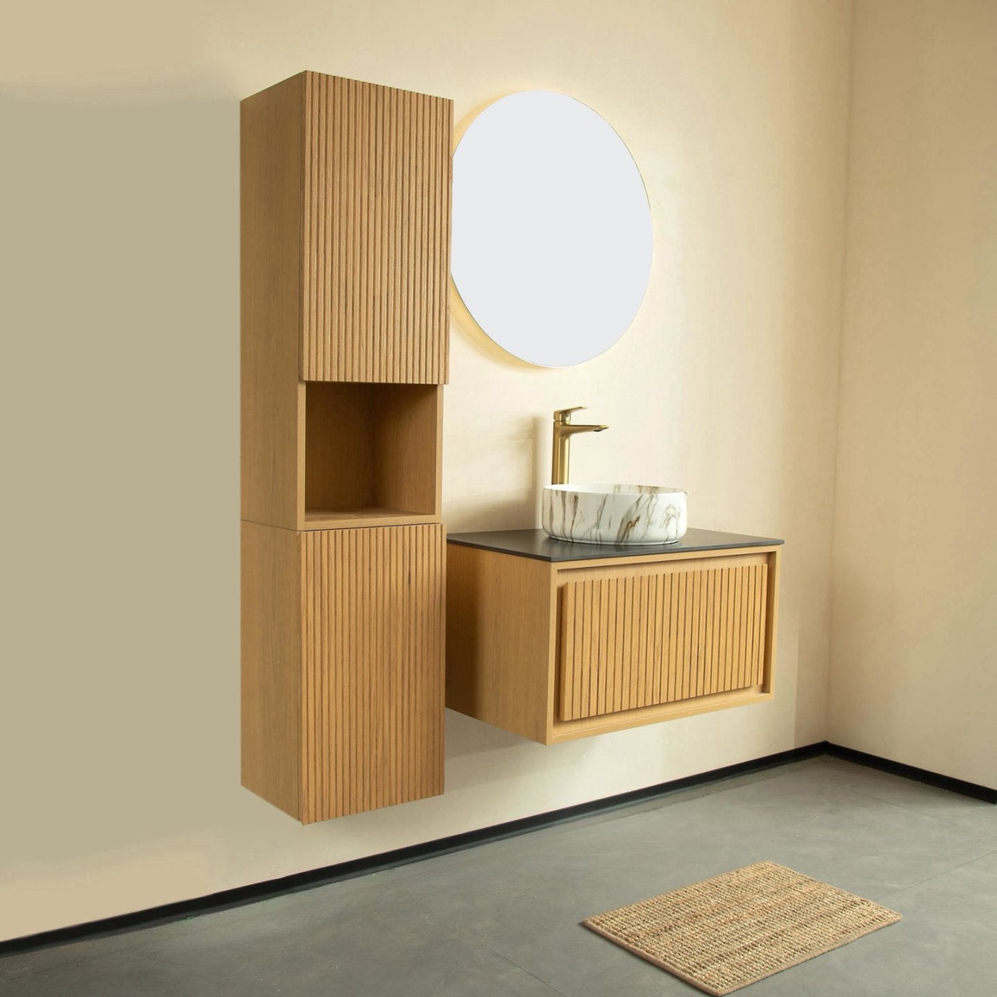 Mitch 14" Tall Bathroom Wall Mounted Cabinet